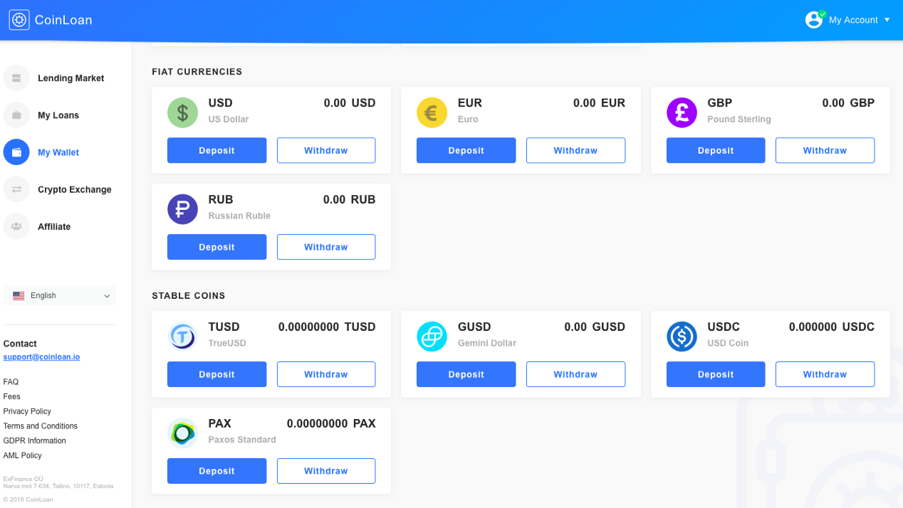 GUSD & USDC Stablecoins Are Now Available on CoinLoan