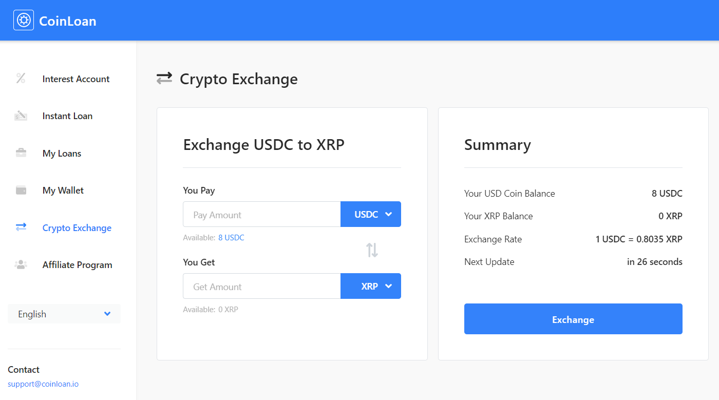 CoinLoan Crypto Exchange Is Now Open