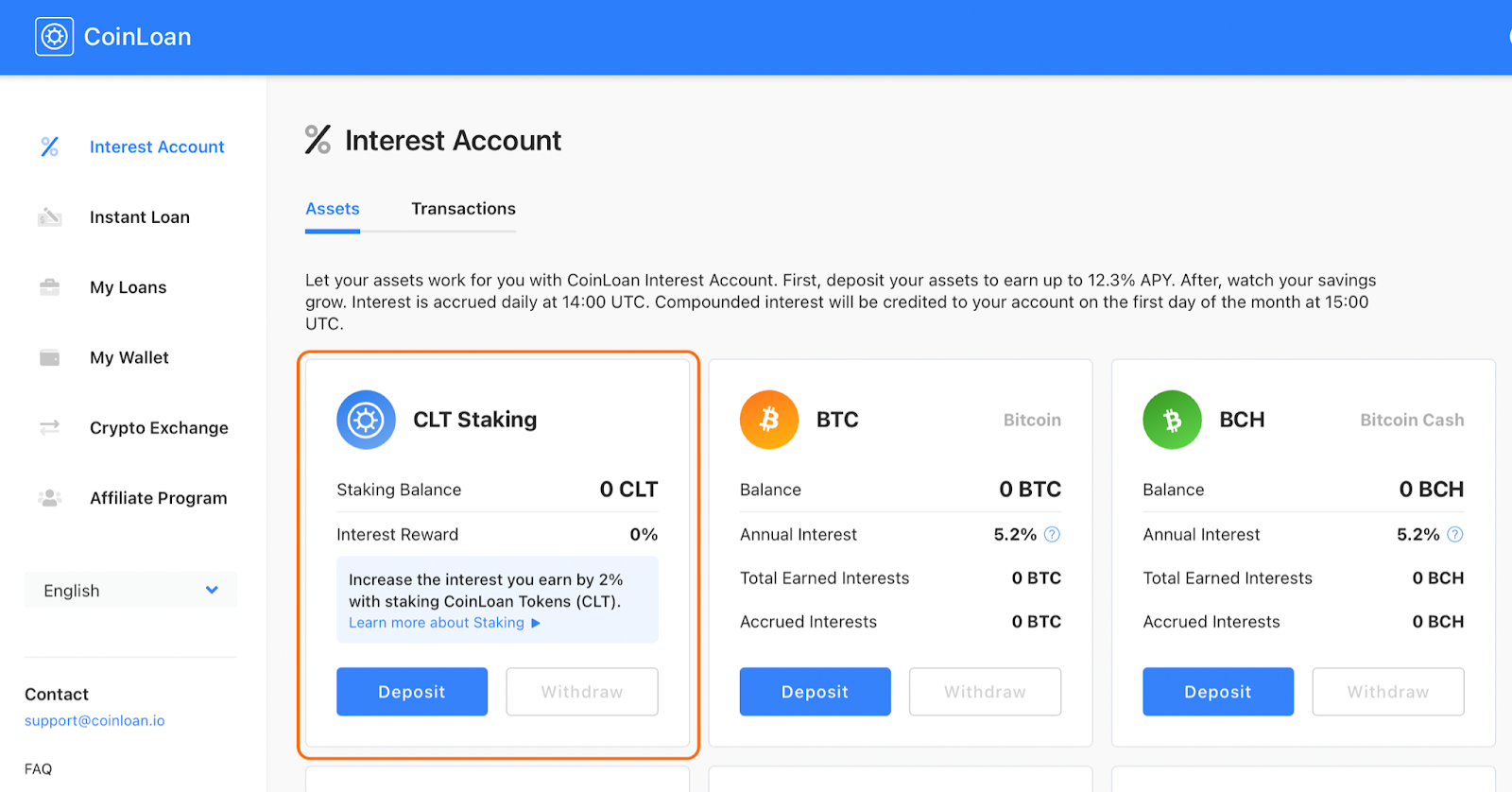 Grow Your Interest Account Rates Up to 10.3% With Staking CLT